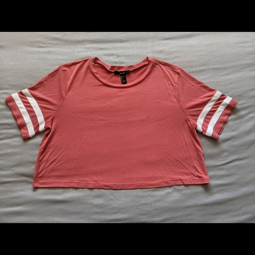 Pink crop top